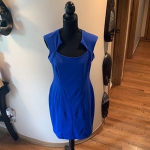 Vince Camuto Blue Sz 10 Sleeveless w/slit in back